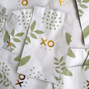 xo tea food service bag