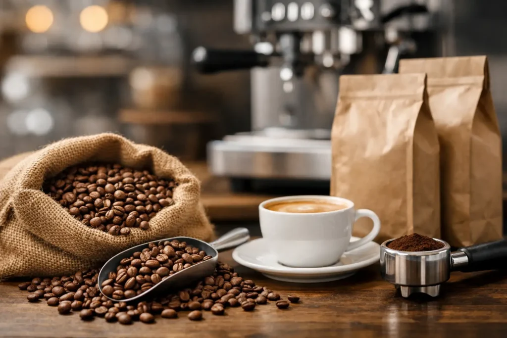 Wholesale Coffee Beans for Cafes That Sell