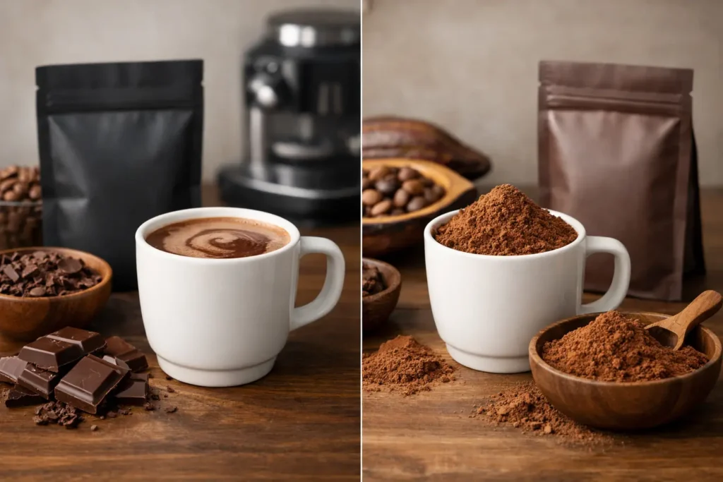 Drinking Chocolate vs Cocoa Powder