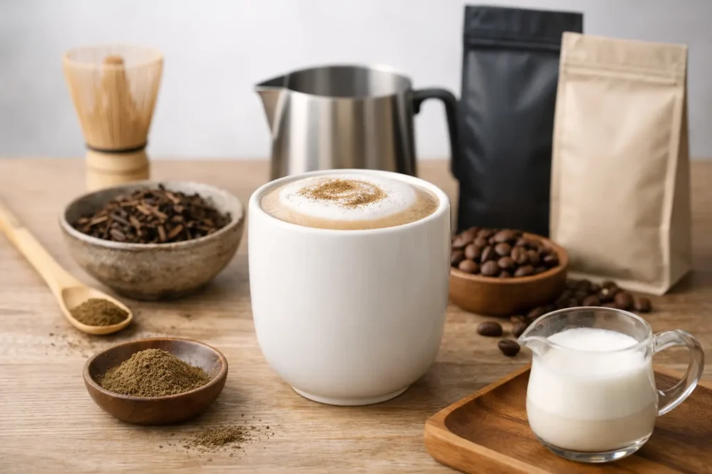 How to Brew Hojicha Latte With Café Balance